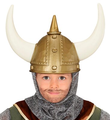 Detská vikingská prilba s rohmi