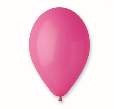 Sada 10ks  nafukovacích balónov, tmavoružová (priemer 26 cm)