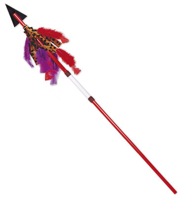 Indiánsky oštep z peria 125 cm