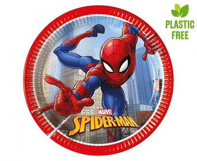 Sada papierových tanierov 8ks, rozmer 23cm, Spiderman Ultimate