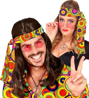 Hippie čelenka 60. roky, kruhy