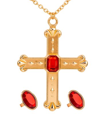 Cardinal set (náhrdelník, 2 prstene)
