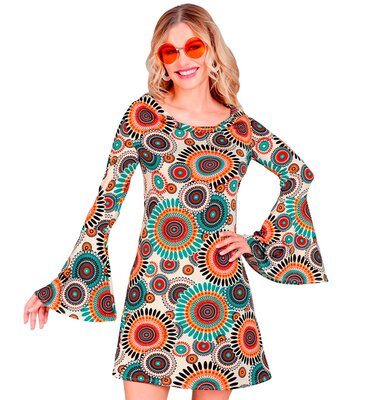Dámske vintage hippie šaty zo 60. rokov