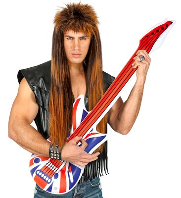 Nafukovacia gitara s britskou vlajkou 105 cm