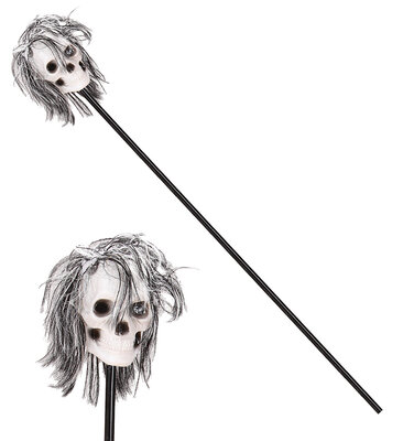 Voodoo palica s lebkou, 120 cm