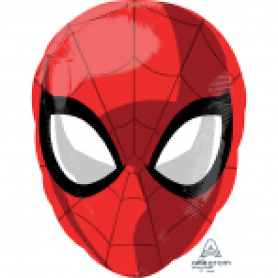 Fóliový balón Spiderman (hlava), 30 cm x 43 cm