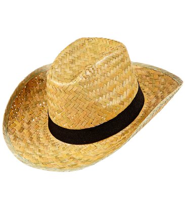 Slamený klobúk so stuhou
