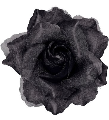 Spona do vlasov - Rose (čierna)