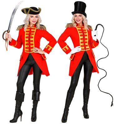 Dámsky červený kabát