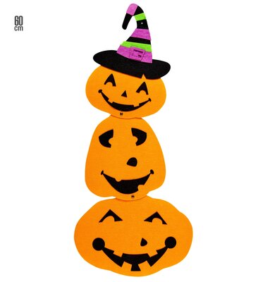 Závesná dekorácia z tekvice, 60 cm