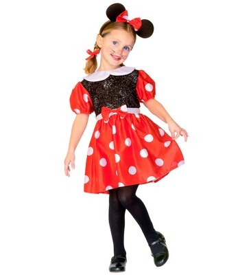 Kostým Minnie (šaty, uši)