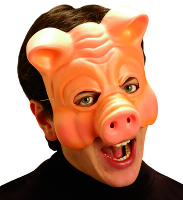 Maska prasátko pro dospělé