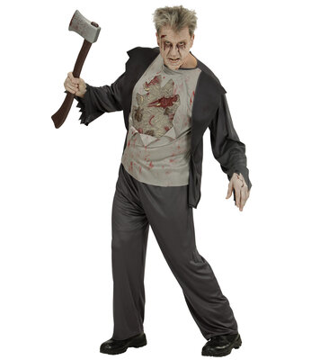 Pánsky kostým zombie (vrchný diel, nohavice)