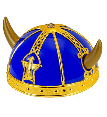 Vikingská prilba modrá