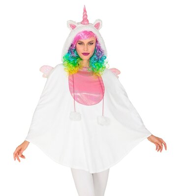 Dámske pončo s jednorožcom
