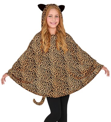 Detské leopardie pončo