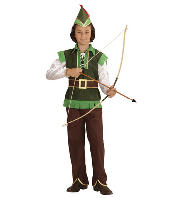 Detský kostým Robin Hood s klobúkom