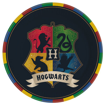 Papierové taniere Harry Potter 8 ks, 23 cm