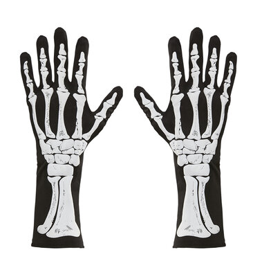 Rukavice Skeleton, 35 cm