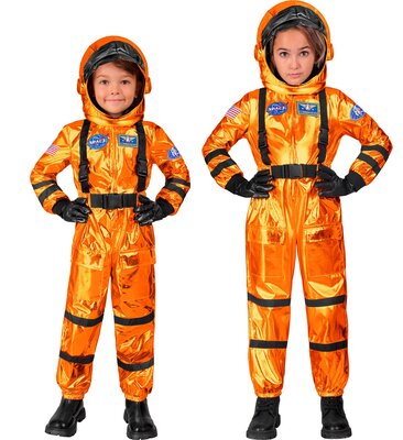 Detský kostým astronauta, oranžový