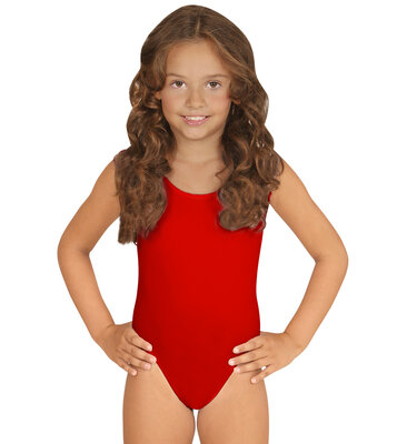 Dievčenské červené body bez rukávov