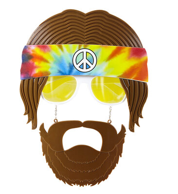 Hippies okuliare s bradou