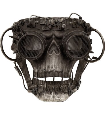 Steampunk maska lebky