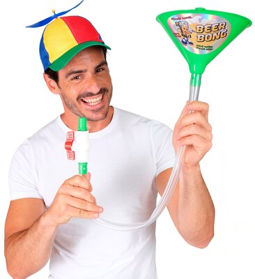 Pivný lievik (beer bong)