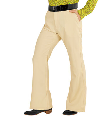 Pánske béžové nohavice, 70. roky 20. storočia