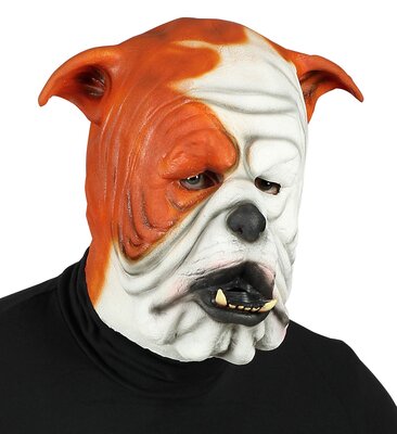 BULLDOG - maska na celú hlavu psa