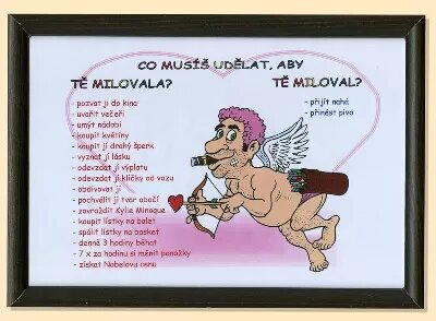 Čo musíte urobiť, aby vás milovala - Schéma