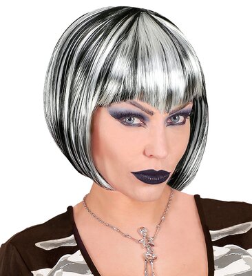 Dámske čiernobiele parochne na Halloween