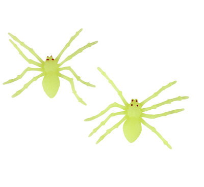 Dekorácie pavúky svietiace v tme 2 ks