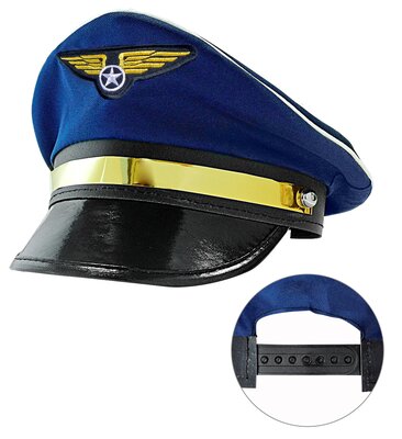 Pilotná čiapka, nastaviteľná veľkosť