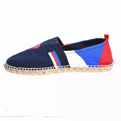 Espadrilky tricolour - dámske