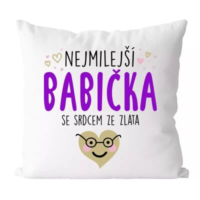 Najdrahšia babička - vankúš