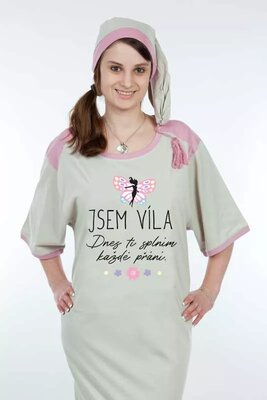 Som víla - Zábavná dámska nočná košeľa Lady