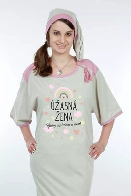 Nádherná žena - Zábavná dámska nočná košeľa Lady