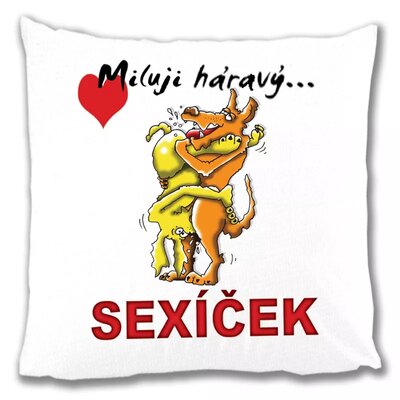 Vankúš - milujem hravé sexuálne mačiatko