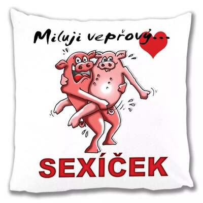 Vankúš - Milujem bravčové mäso