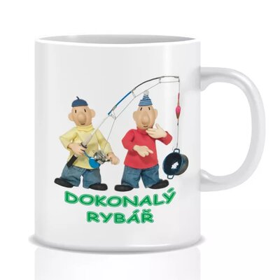 Dokonalý rybár - hrnček Pat a Mat