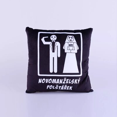Vankúš - Novomanželská čierna