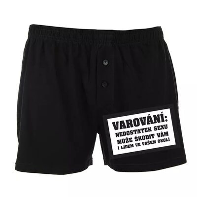 Šortky - Upozornenie na nedostatok sexu