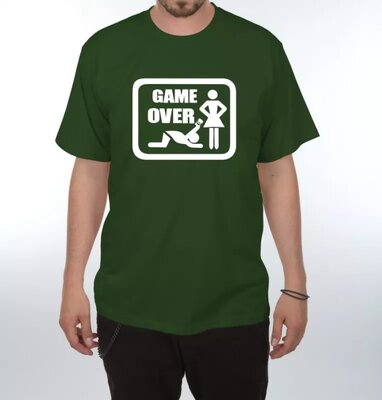 Vtipné tričko - Game Over 2