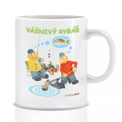 Vášnivý rybár-Mug Pat a Mat