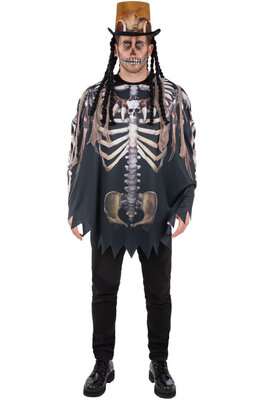 Poncho voodoo šaman pre dospelých