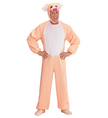 Kostým prasiatka (kombinéza, kapucňa s maskou)
