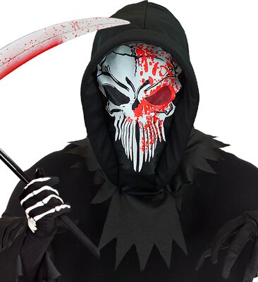 Krvavá maska s kuklou