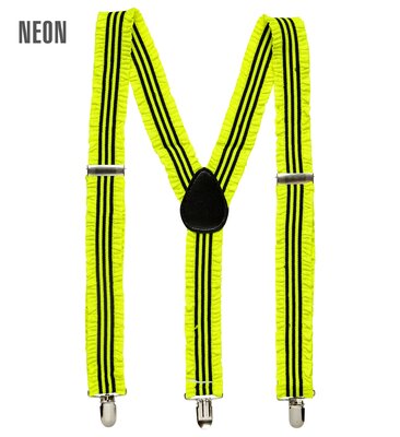 Šle s volánmi, neónovo žlté