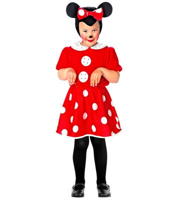 Minnie - dievčenský kostým (šaty, uši)